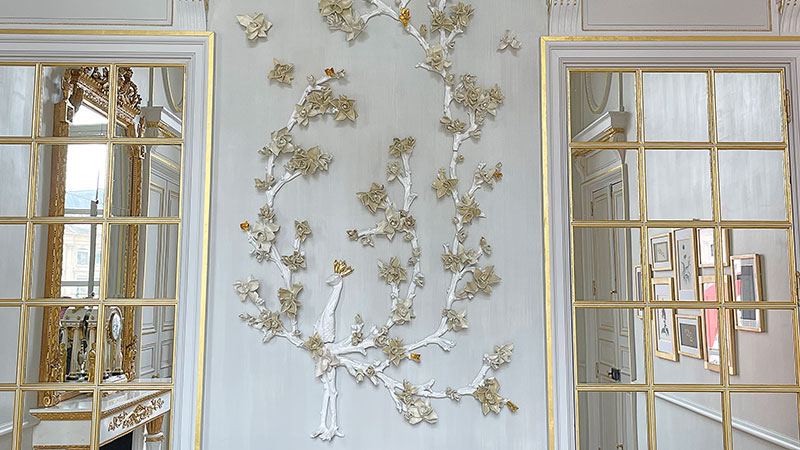 Porcelain Wall Sculpture Chaumet