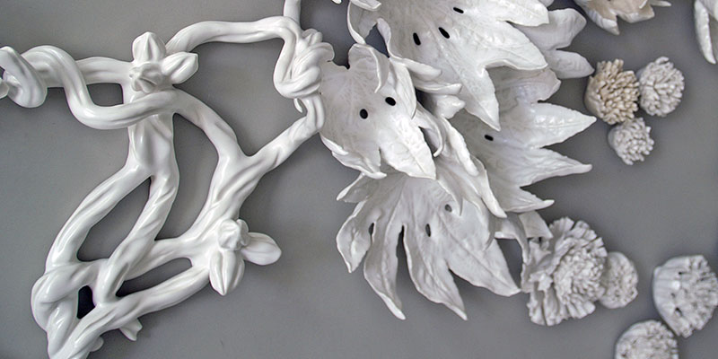 Porcelain Wall Sculpture