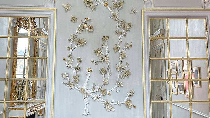 Porcelain Wall Sculpture Chaumet