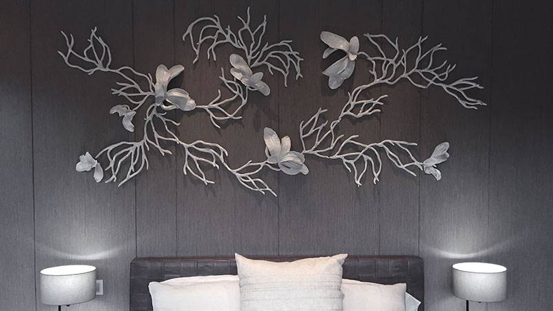 Porcelain Wall Sculpture Racines