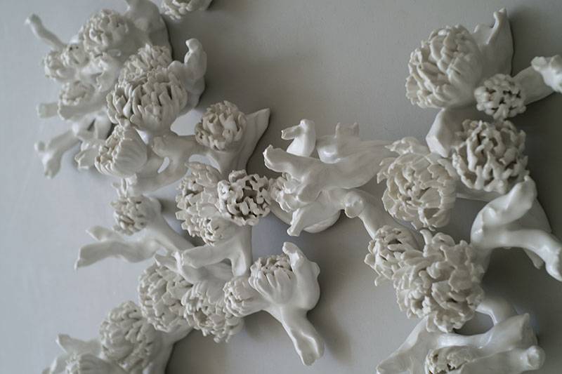 Porcelain Wall Sculpture