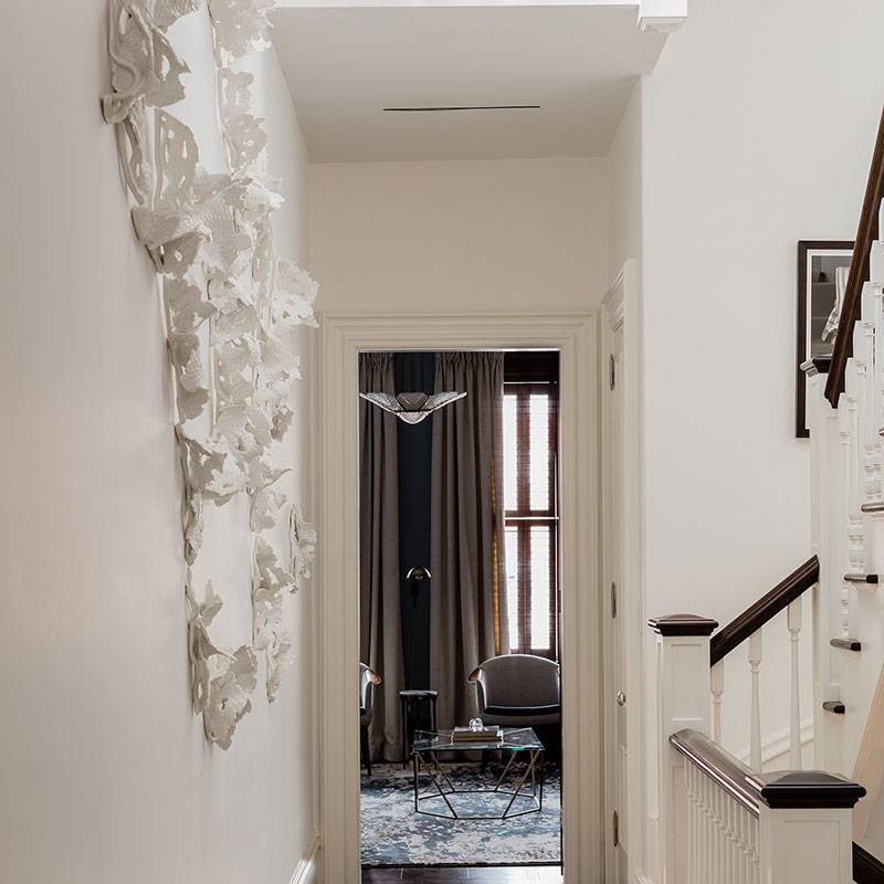 Porcelain Wall Sculpture by Alice Riehl