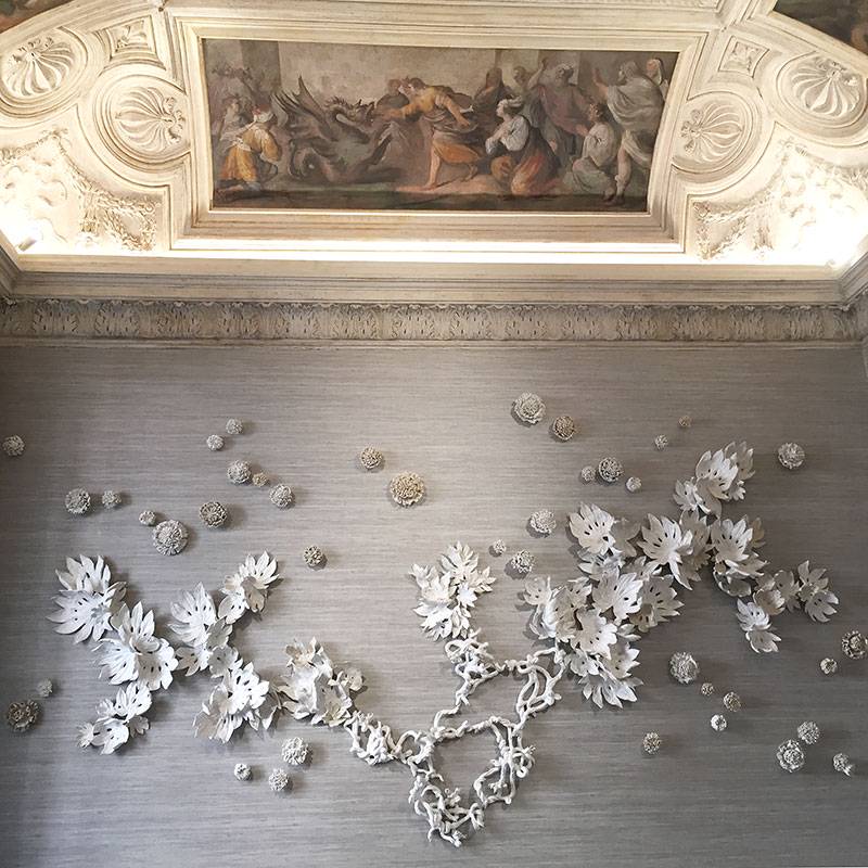 Porcelain Wall Sculpture in Palazzo Pamphilj