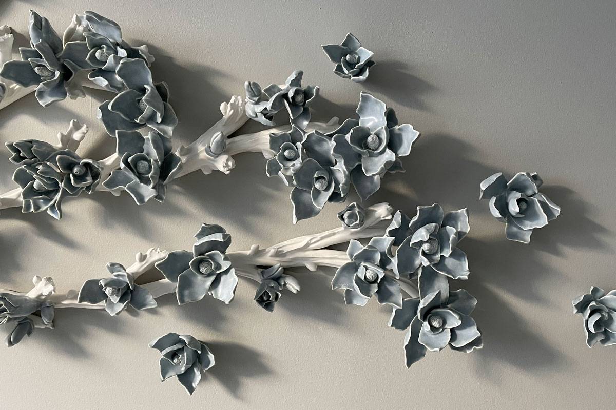 Porcelain Wall Sculpture