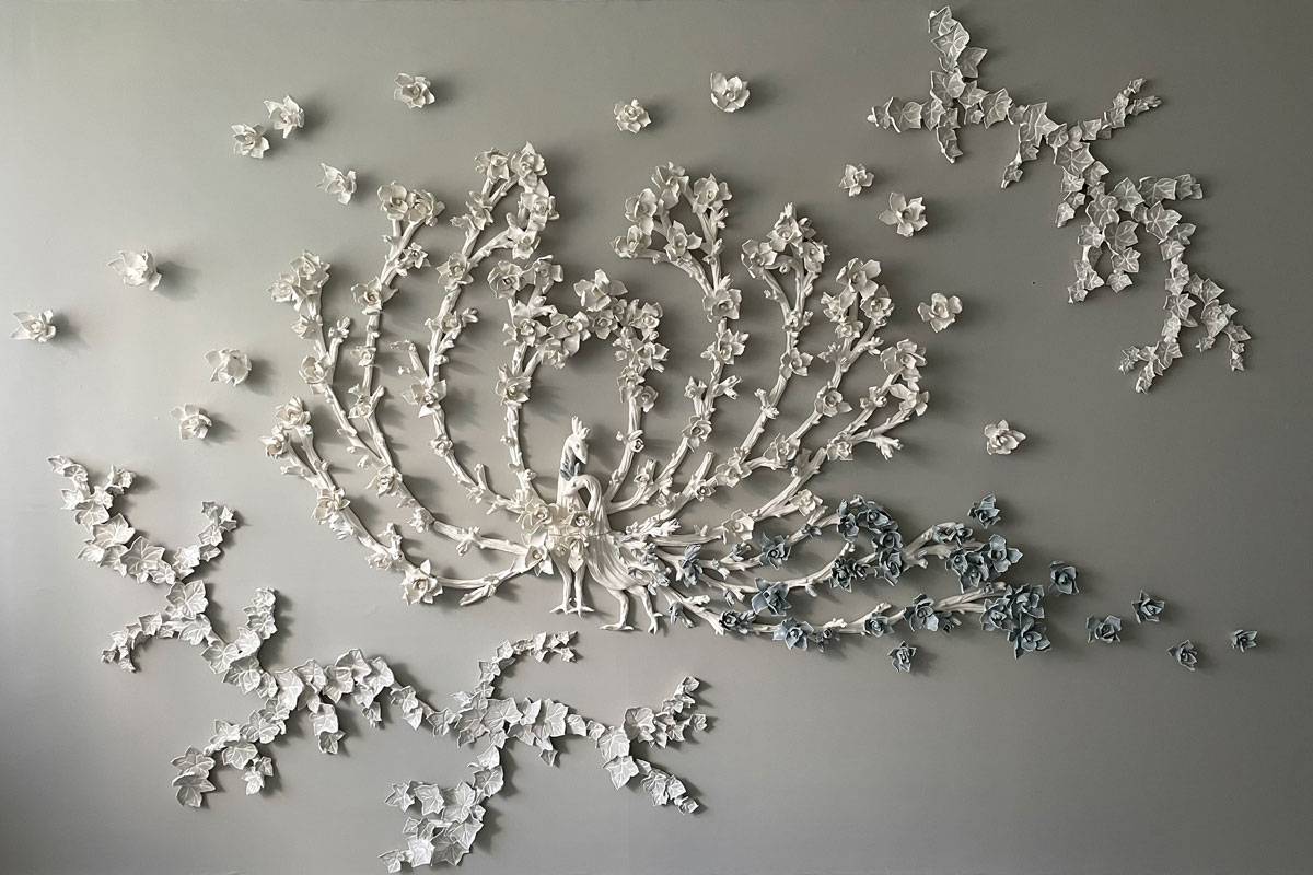 Porcelain Wall Sculpture