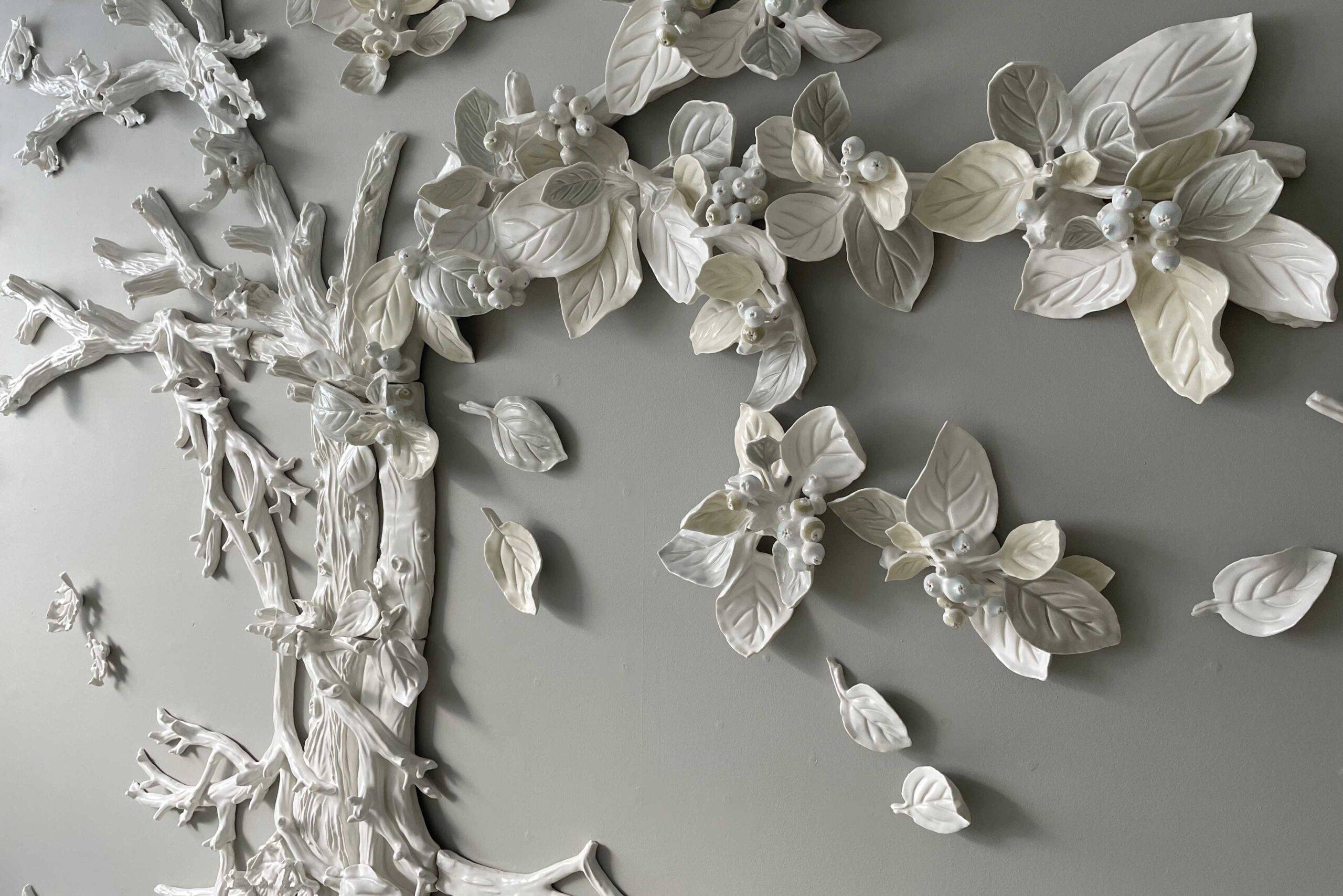 Porcelain Wall Art, Mural Installations And Wall Sculptures